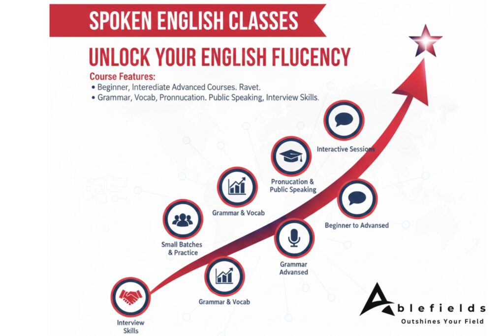 Spoken english classes near me in Ravet